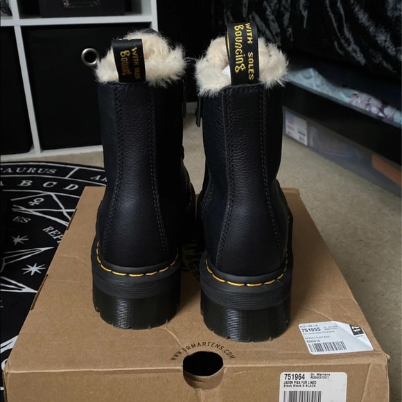 Dr. Martens Fur-Lined Jadon Boots - Picture 4 of 6